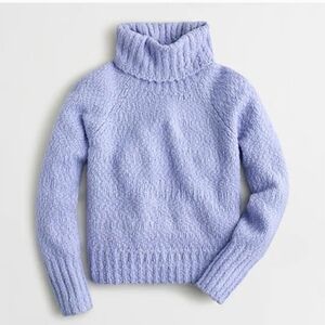 J.Crew Chunky Alpaca Turtleneck Sweater In French Blue Size Small